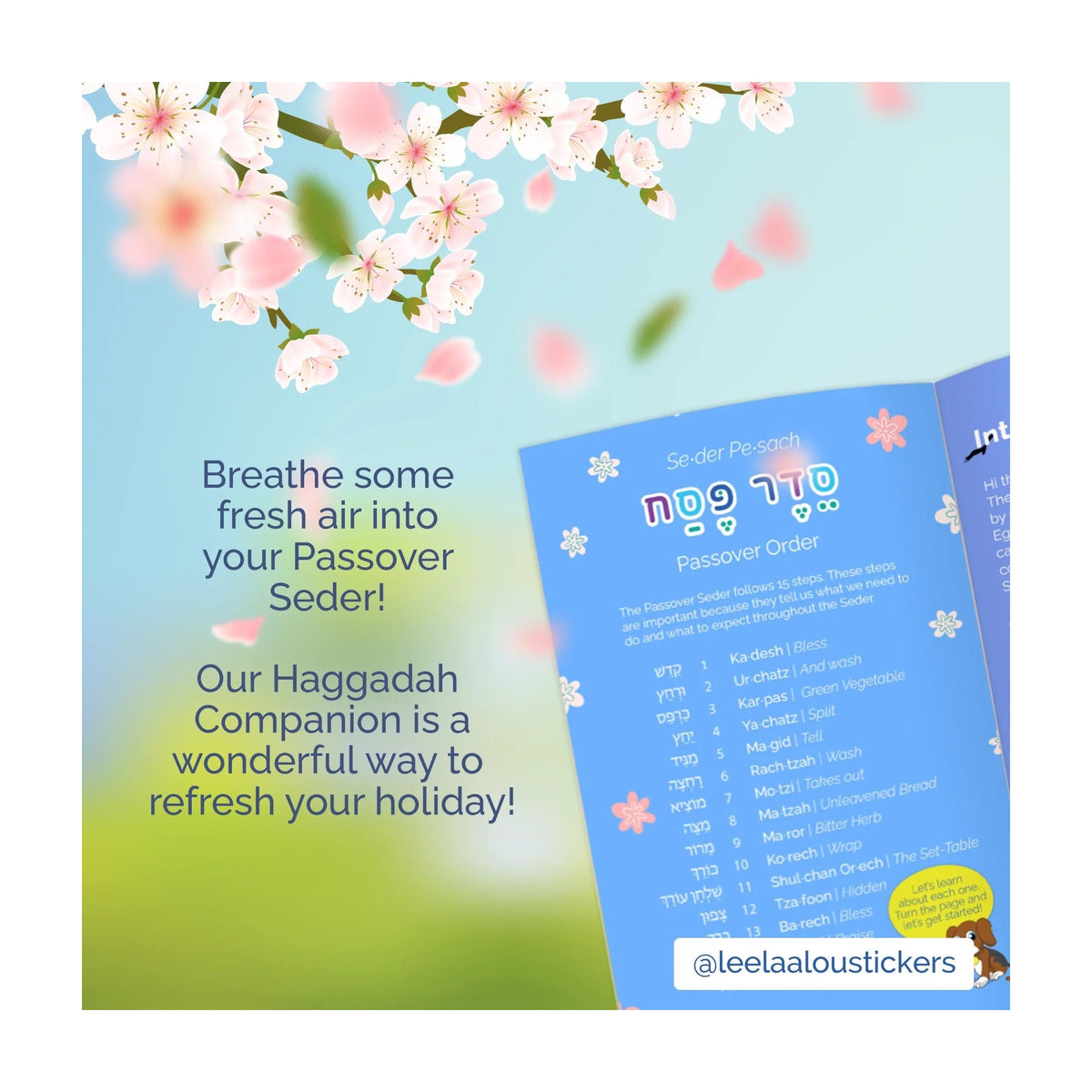 Haggadah Companion - Stickers and Activity Booklet