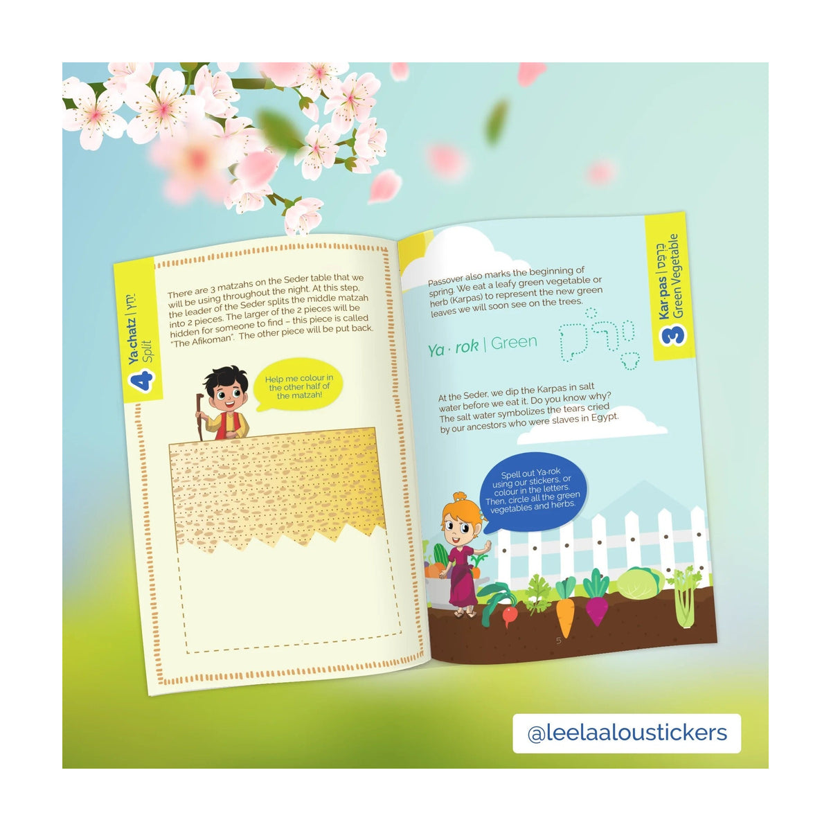 Haggadah Companion - Stickers and Activity Booklet
