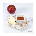 Apple and Honey Dish, Porcelain