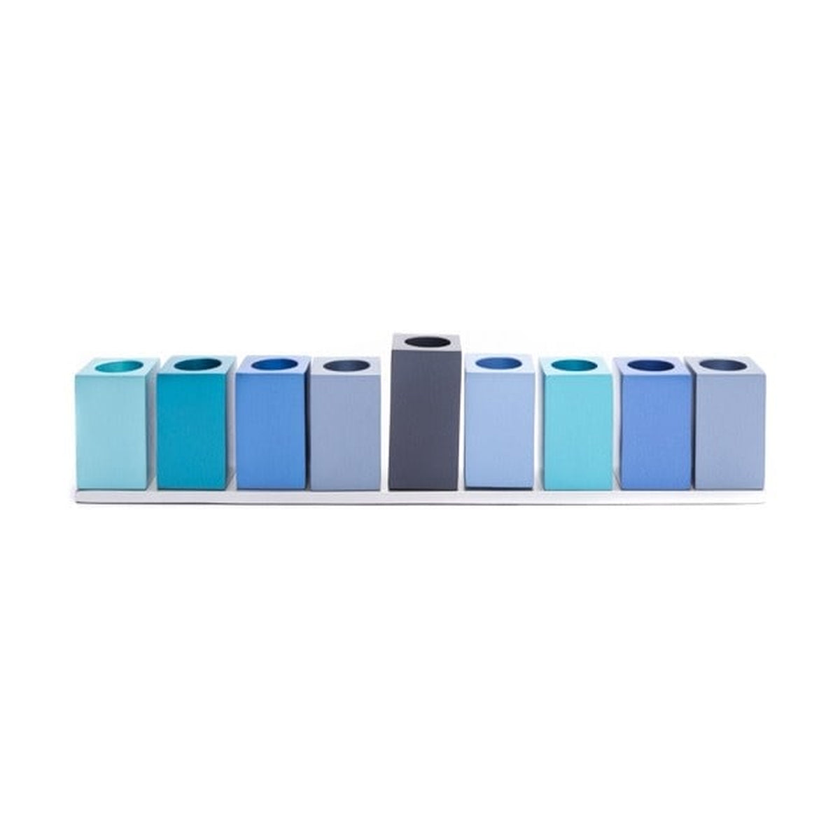 Cubes Menorah, Aluminum