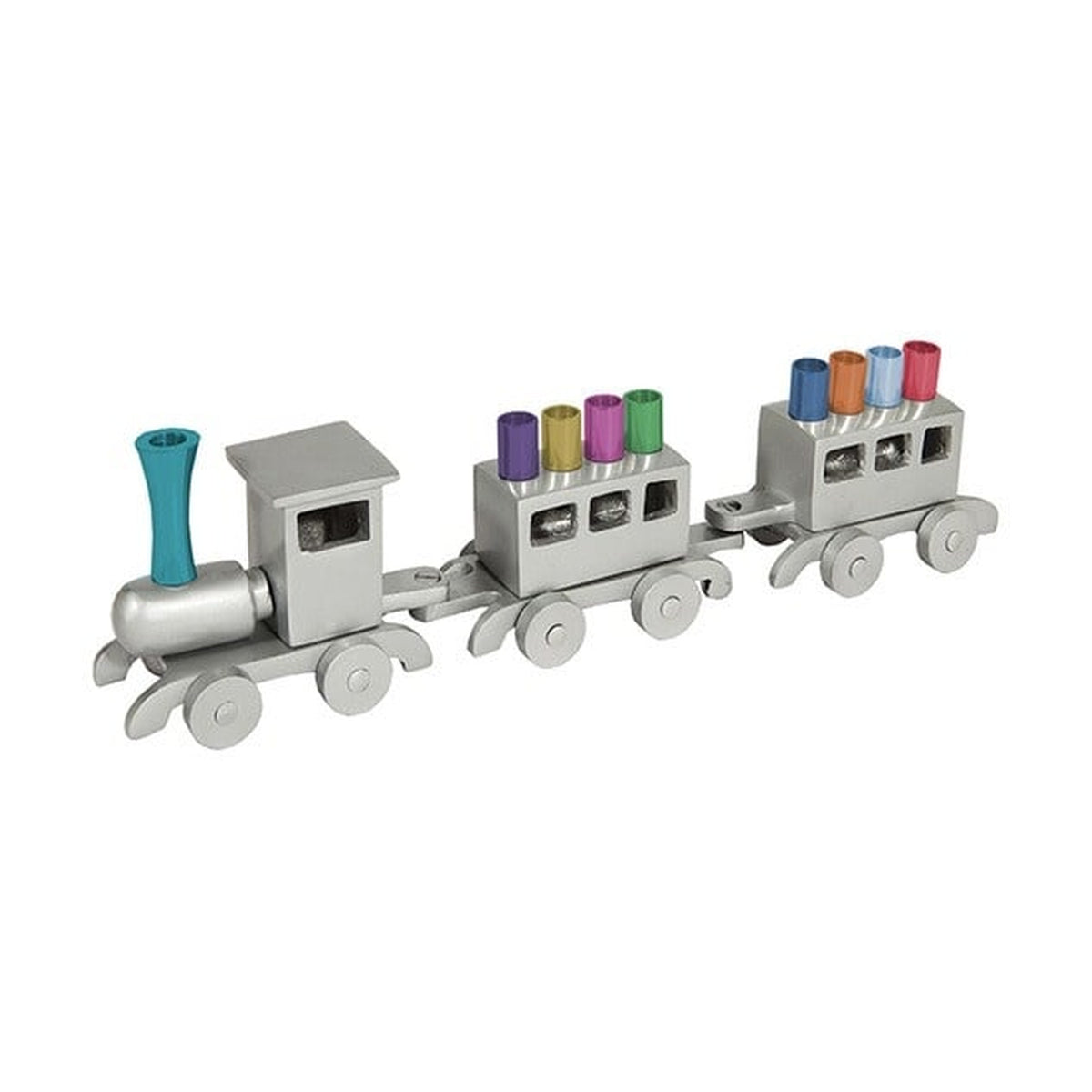 Train Menorah, Aluminum