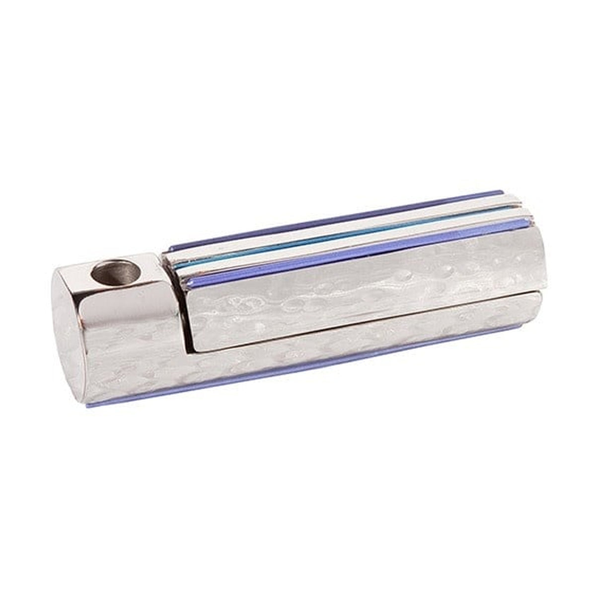Folding Travel Menorah, Aluminum