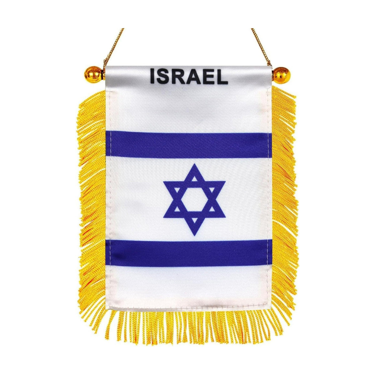 Israel Car Mirror Flag