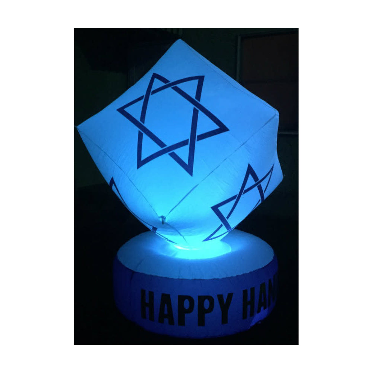 6-Foot Inflatable Star of David Cube
