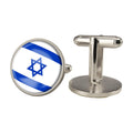 Israel Flag Cuff Links