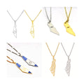 Israel Map Necklace