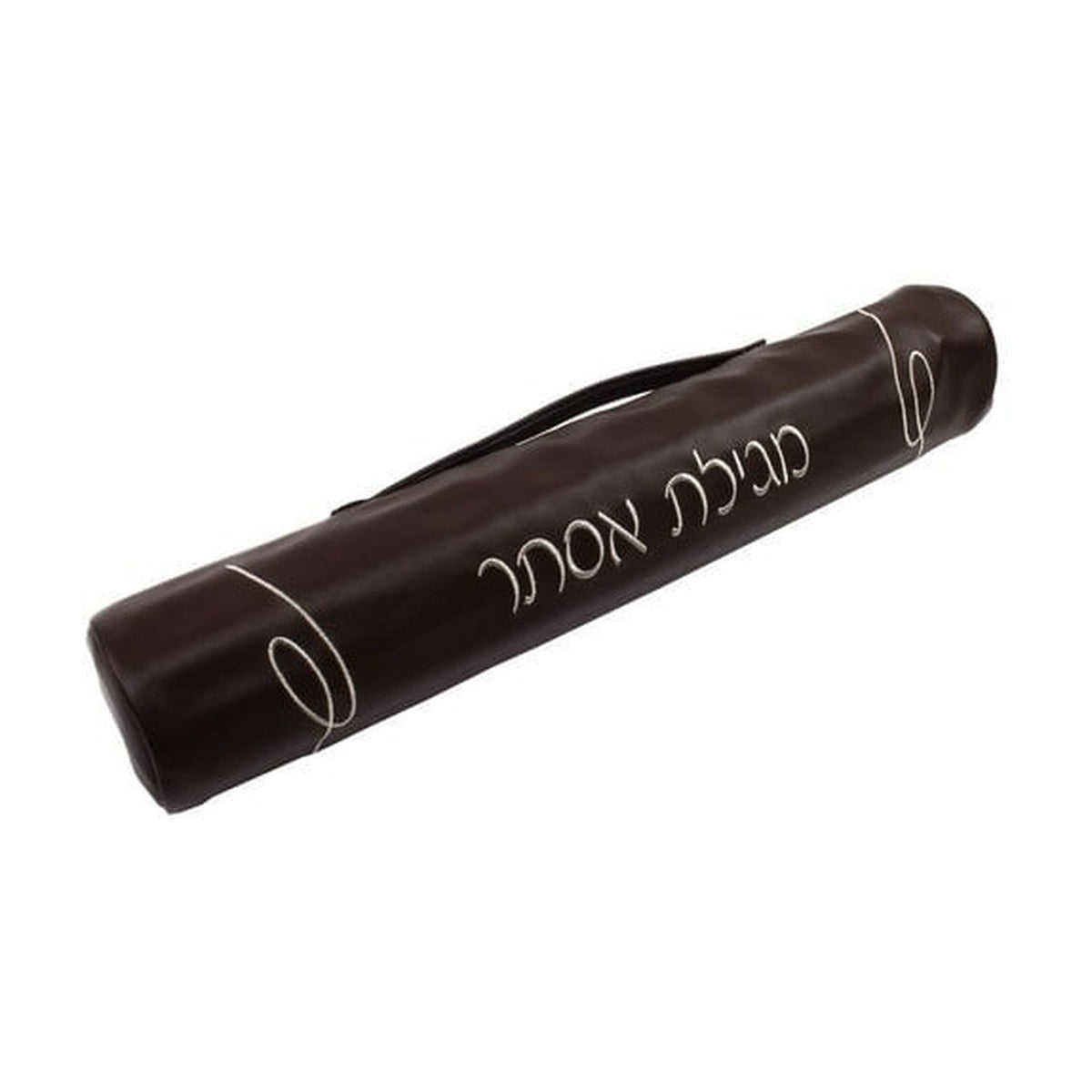Leatherette Megillah Case, Black Coffee, 12 Inch