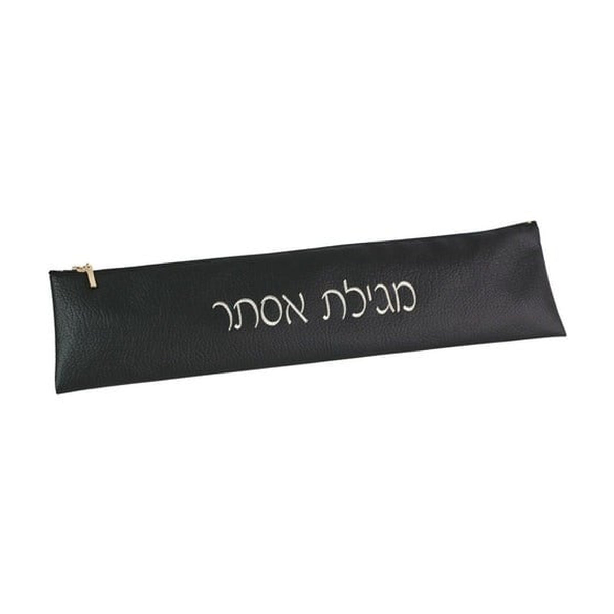 Leatherette Megillah Pouch, Black, 12 Inch