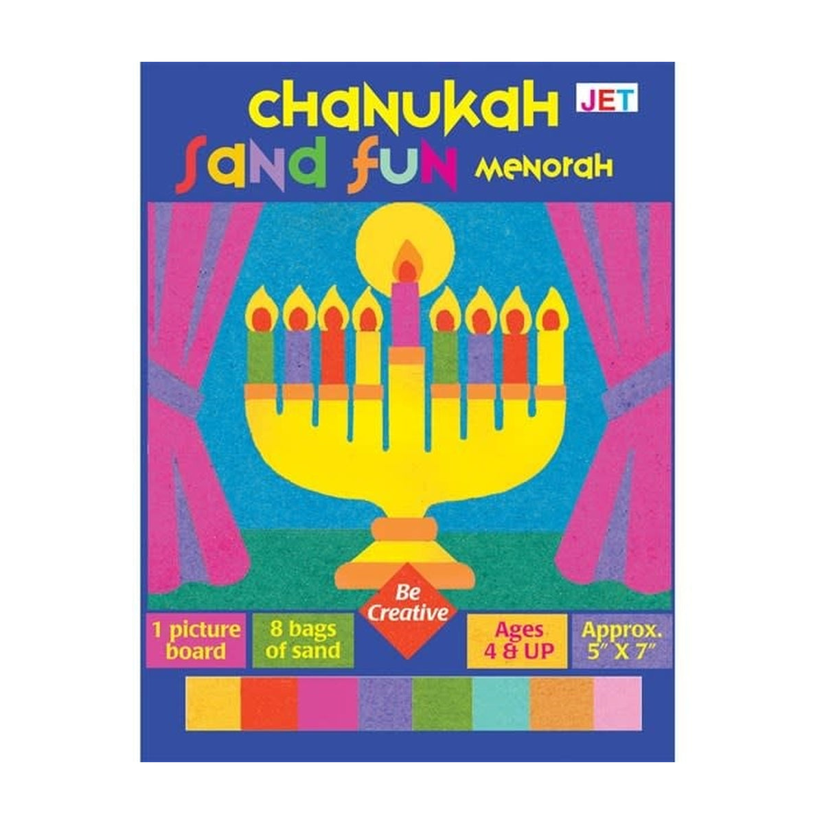 Chanukah Sand Fun (Menorah)