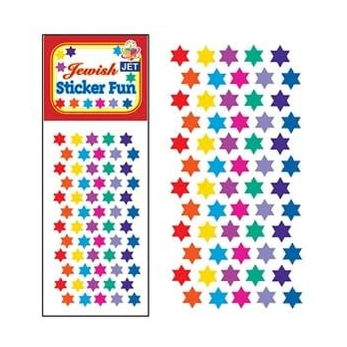 Star of David Prismatic Stickers