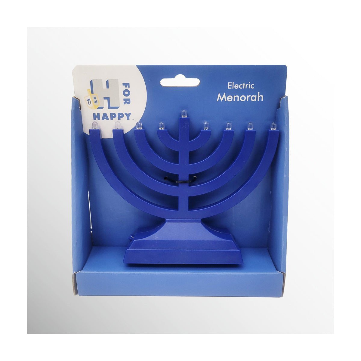 Go-Menorah LED Travel Menorah, Navy, 6-inch