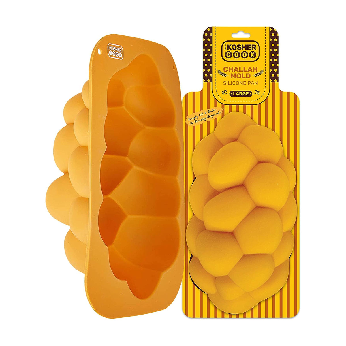 Silicone Mold Challah Pan, Large