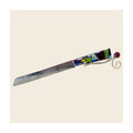 Challah Knife, Fused Glass Handle