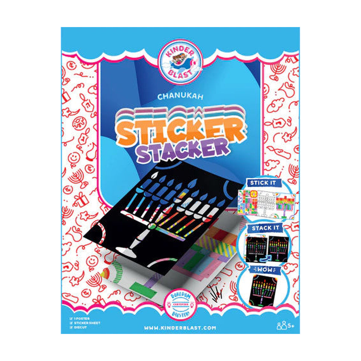 Chanukah Sticker Stacker