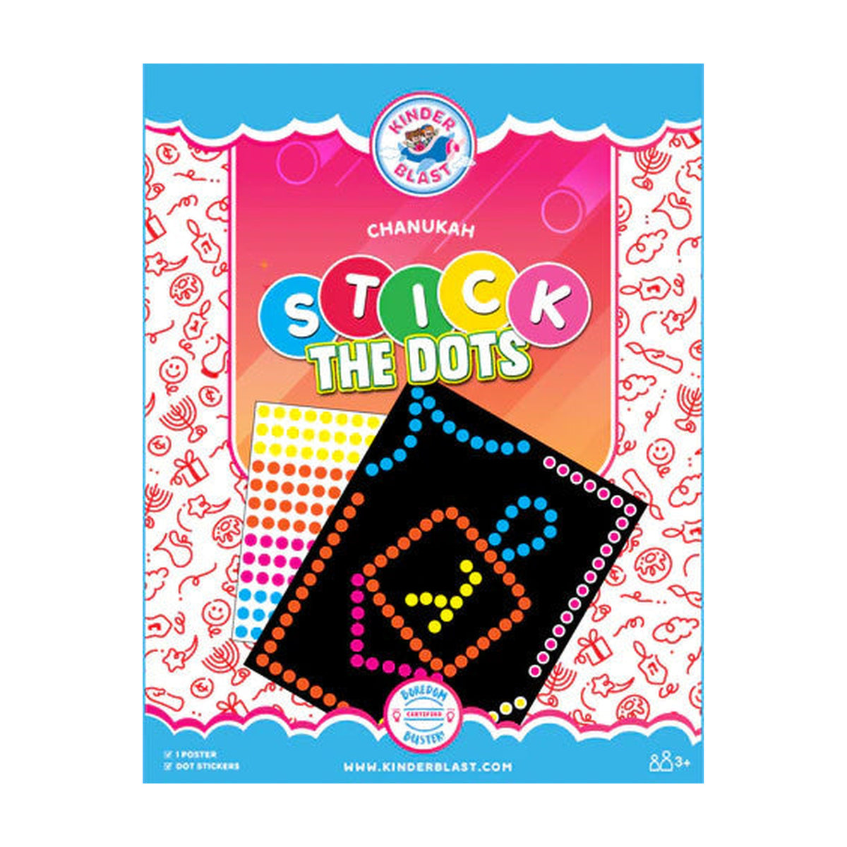 Chanukah Stick the Dots