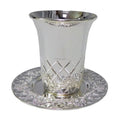 Nickel Kiddush Cup Set