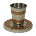 Kiddush Cup with Tray, Nickel