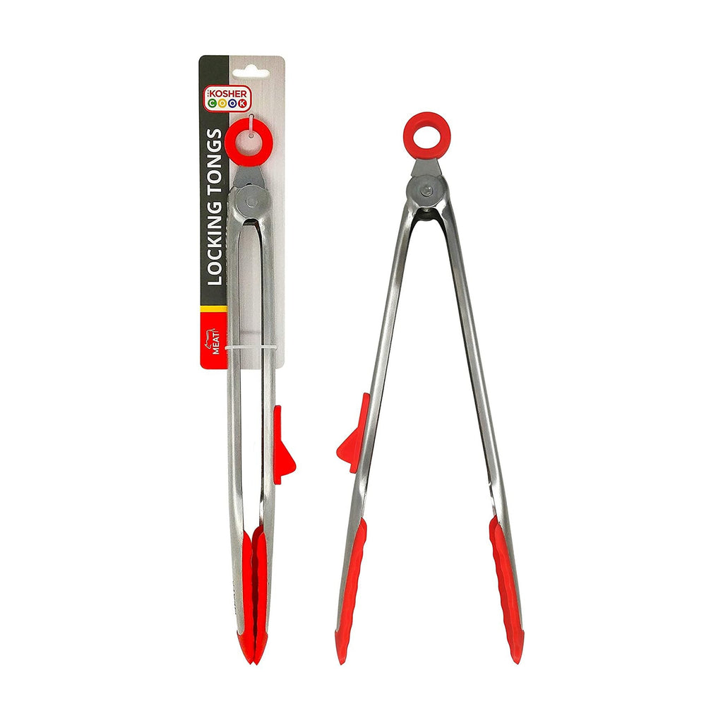 Colour-Coded Kitchen Tongs - Meat
