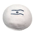 Kippah, Hand Crocheted, Israel Flag