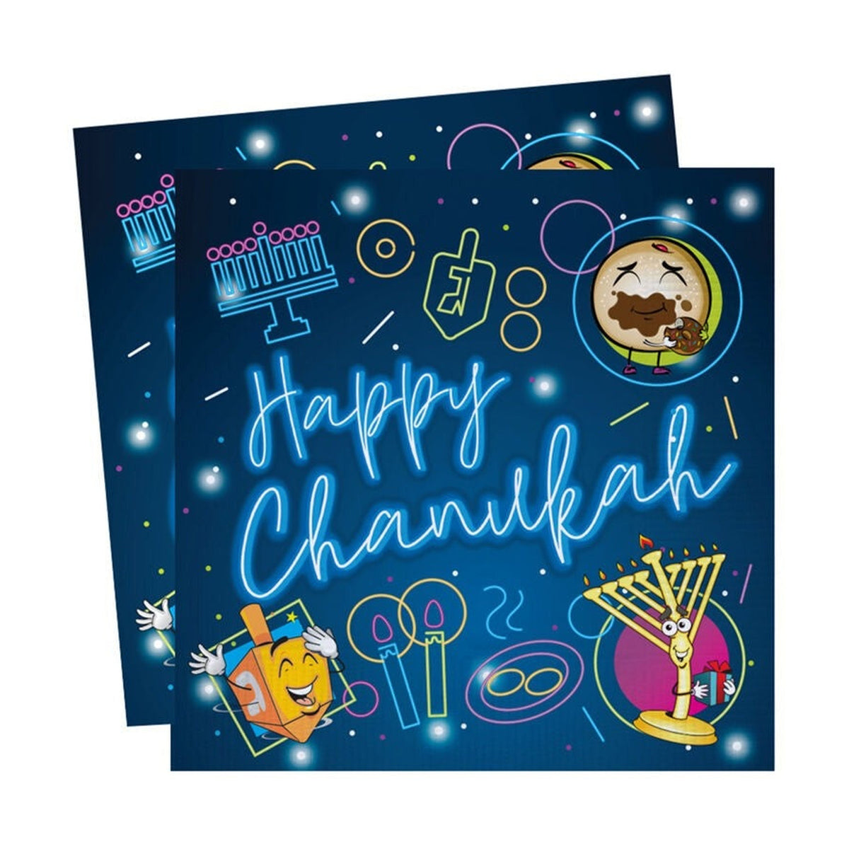 Chanukah Paper Napkins, 12-Pack