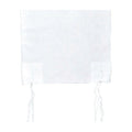 100% Cotton Tzitzit / Arbah Kanfot, Size S (20), Round Neck, Sephardi Meyuchad (Machine Made)