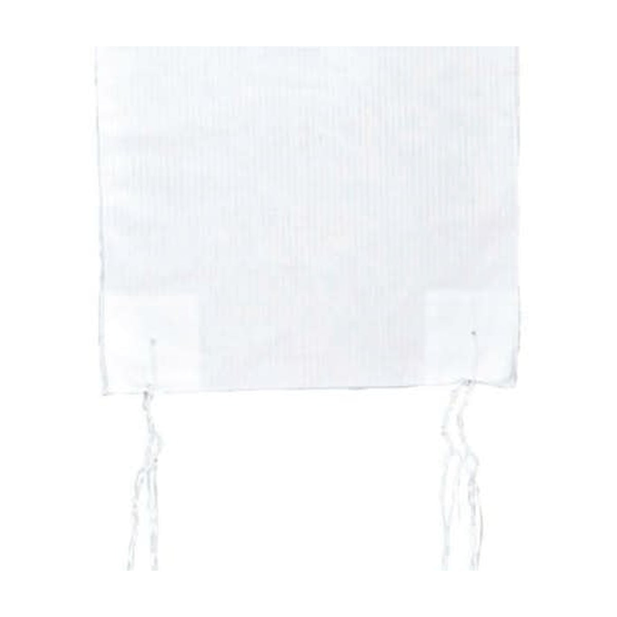 100% Cotton Tzitzit / Arbah Kanfot, Size S (20), Round Neck, Sephardi Meyuchad (Machine Made)