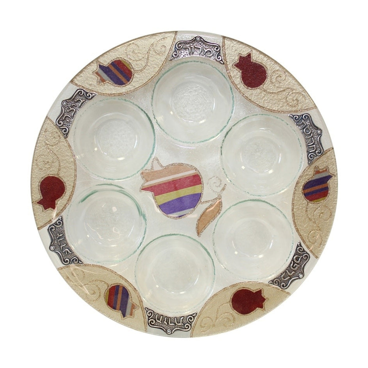 Seder Plate, Glass