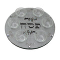 Seder Plate, Grey Marble Design