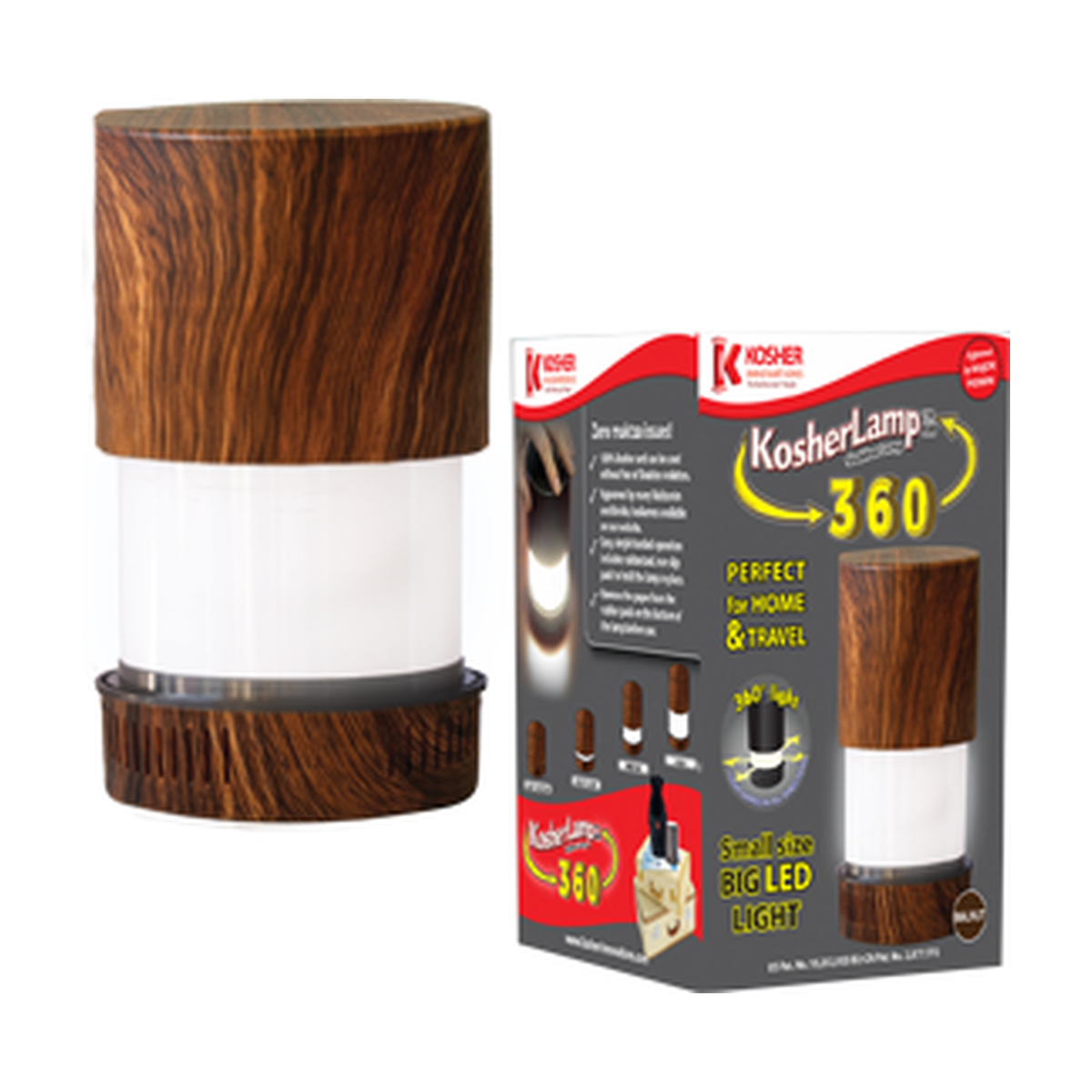 KosherLamp 360 Walnut