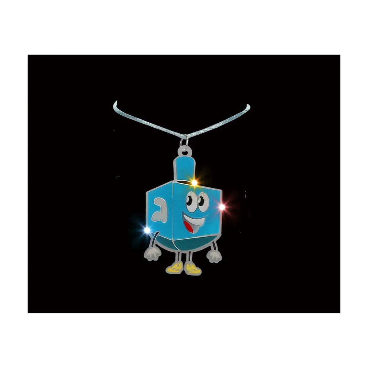 Light Up Dreidel Necklace