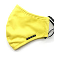 Adult Size Mask, Lemon Yellow Cotton
