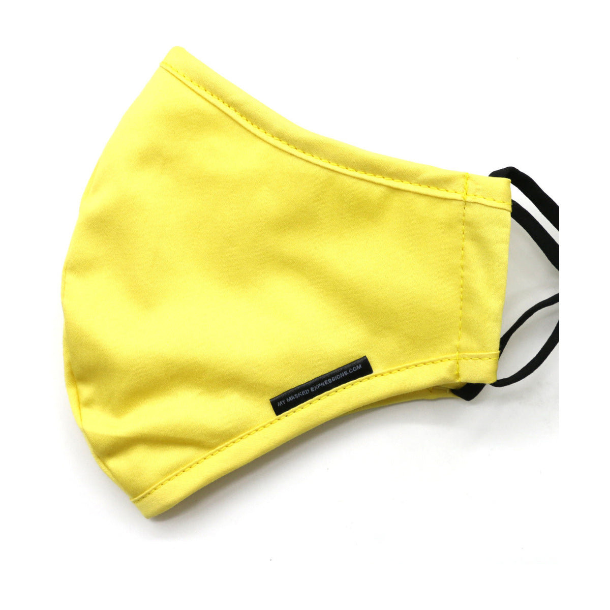 Adult Size Mask, Lemon Yellow Cotton