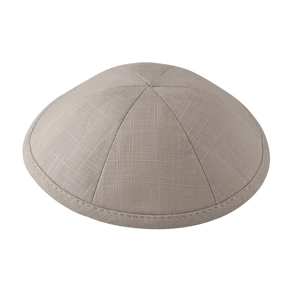 Light Grey Linen Kippah