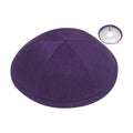 Purple Linen Kippah