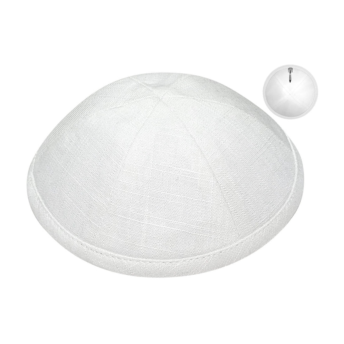 White Linen Kippah