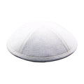 Off-White Linen Kippah, Size 1 - 17cm