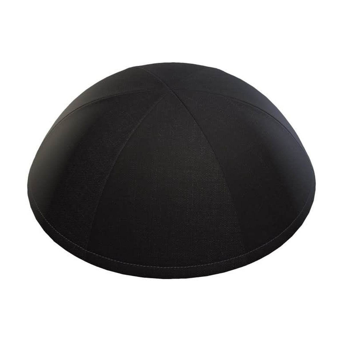 Black Linen Kippah, 15cm