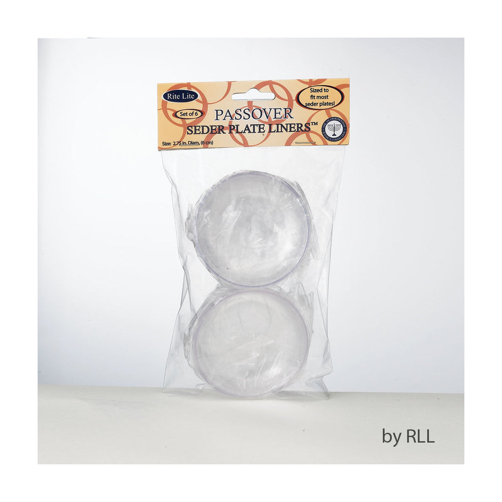 Acrylic Seder Plate Liners, 6-Pack
