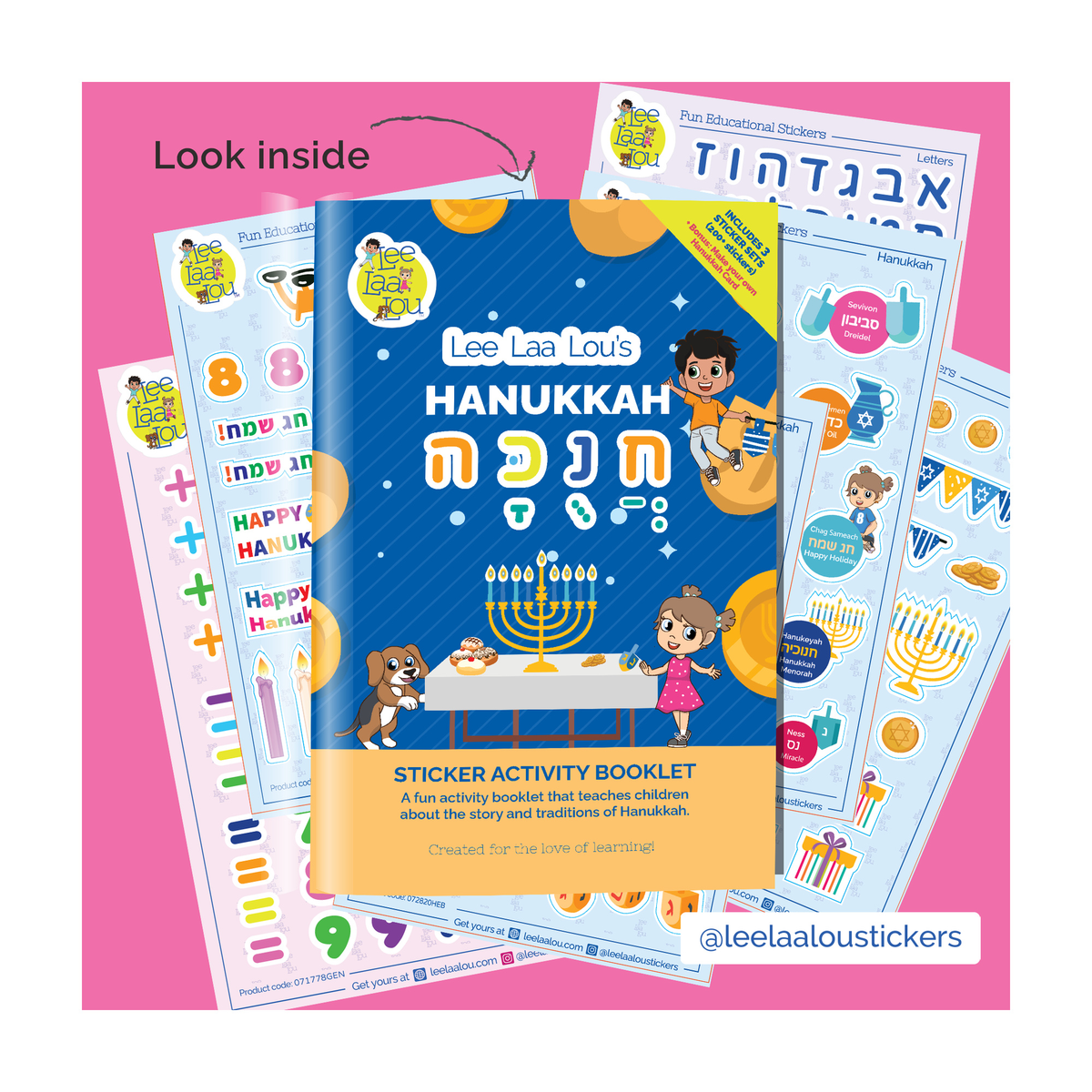 Chanukah Sticker Activity Booklet