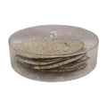 Round Lucite Matzah Box 14"D