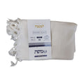 Tallit ''LaMenatze'ach'' Non-Slip, Size 80, White - Sephardi