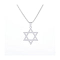 Magen David Necklace, Silver