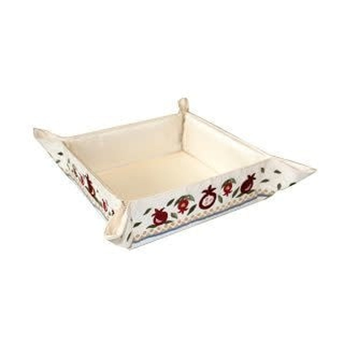 Folding Matzah Basket, Embroidered