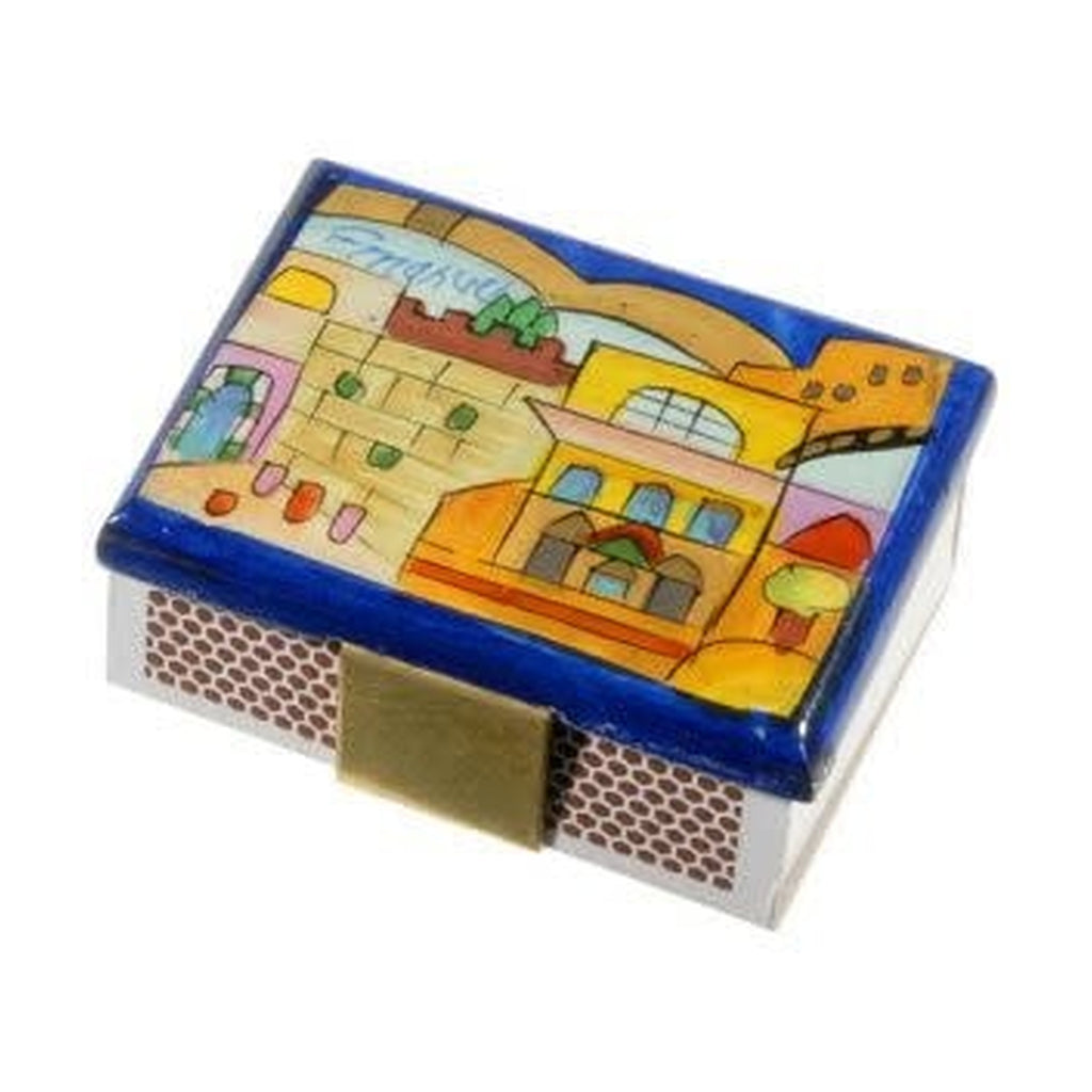 Matchbox Cover, Wood, Hand-Painted