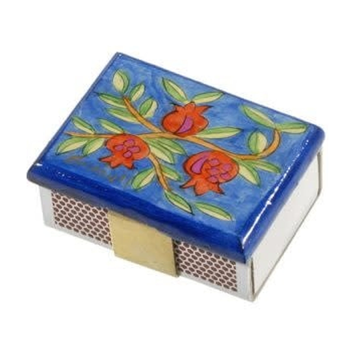Matchbox Cover, Wood, Hand-Painted
