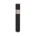 Mezuzah Case, Aluminum,  Black Pomegranate 12cm