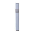 Mezuzah Case, Aluminum, 12cm- Light blue shin cutout