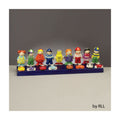 Ceramic Chanukah Menorah, Friends Design