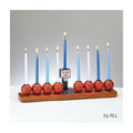 Chanukah Menorah, Basketball Design
