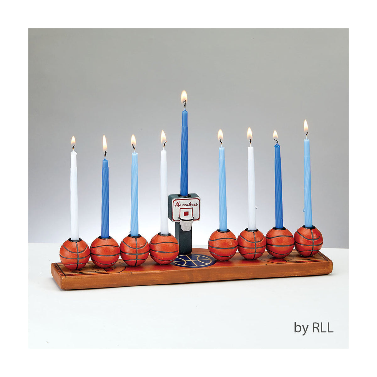 Chanukah Menorah, Basketball Design